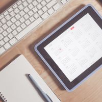 Calendar App Business Time Management Workspace